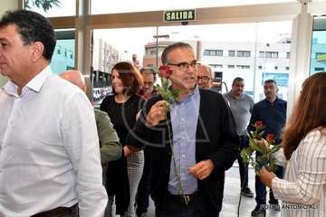 Presentación del candidato socialista a la Alcaldía de Telde (Foto TA)